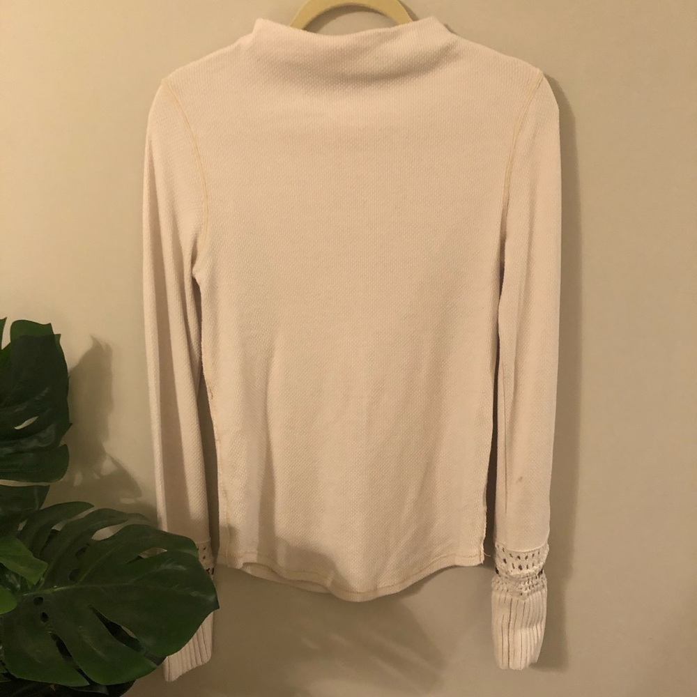 Free people thermal with sleeve detailing